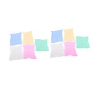 Abaodam 10pcs Pack Boys and Girls Washcloths Cotton Muslin Squares Newborn Bath Towel Soft Reusable Burp Cloths Machine Washable
