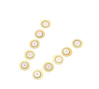 Abaodam 10pcs Piezo Disc Diaphragm Elements for Acoustic Guitars Pickups Resonant Frequency