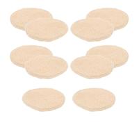 Abaodam 10pcs Pigeon Nest Mat Nesting Pads Washable Warmth and Comfort Polyester Soft Material 13.5cm/5.3 Inch for Hatching Phase Multi Use Scenarios Small Animal Pigeon Pet Supplies Bird