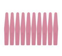Abaodam 10pcs Pink Sponge Nail Buffers Double Sided Waterproof Nail Files Round Ends for Shaping Natural and False Manicure Tools Suitable for Art Learners and Professionals