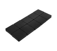 Abaodam 10pcs Plastic Sumi Ink Dish with Lid for Calligraphy Practice, Lightweight and Portable Chinese Ink Painting Tray with Antique Design, Suitable for Classroom and Artists