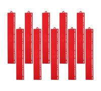 Abaodam 10pcs Plastic Threshold Ramp Edge Strips for Car and Wheelchair Use, Waterproof and Anti-slip Design, Suitable for Home Entrance and Steps Protection