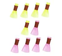 Abaodam 10pcs Portable Suona Reeds Plastic Instrument Accessories Practicality and Labour-saving Features, Assorted Colours for Creative Suona Music Performance Random Color