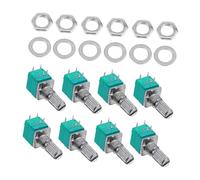 Abaodam 10pcs Potentiometer Audio Sealing Potentiometer Knurled Shaft for Volume Control