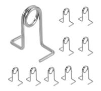 Abaodam 10pcs Pruning Shear Spring Part, Hand Pruner Replacement Stainless Steel Silver, for Plants Scissors and Branch Cutter, Easy Installation, Garden Shears Spring