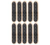 Abaodam 10pcs Reusable Adhesive Temperature Sticker for Accurate Temperature Readings, Pet Material Thermometer Strip Suitable for Nurseries and Fermentation Setups in Aquariums
