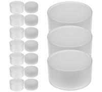 Abaodam 10pcs Round Fingertip Sponge Cups Cash Counting Finger Moisteners Wet Sponges for Office Use Paper Handling and Document Sorting