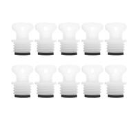 Abaodam 10pcs Rubber Hot Water Bottle Stoppers Leakproof Sealing Plugs Replacement Caps for Winter Hot Water Bags Soft Comfortable Touch Easy Install