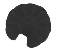 Abaodam 10pcs Silicone Guitar Pick Grips with Non-slip Anti-dropping Design for Acoustic Guitar Increase Friction and Convenient to Store Black Accessories for Musicians