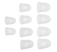 Abaodam 10pcs Silicone Kalimba Finger Sleeves Thumb Protectors for Guitar Practising and Thumb Piano Practising, Supple and Comfortable Fingertip Covers to Preserve Your Fingers