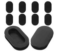 Abaodam 10pcs Silicone Piggy Bank Stoppers Easy Sealing and Easy to Use Features, Unique and Eye-catching Design, Black Colour, Suitable for Money Box Slot or Saving Box Bottom Cover