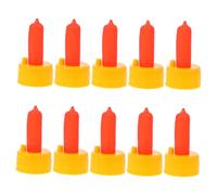 Abaodam 10Pcs Silicone Sheep Nipple for Animal Nursing Bottles Durable Biting Teats for Lamb Feeding Convenient Feeding for Farmers and Livestock Care