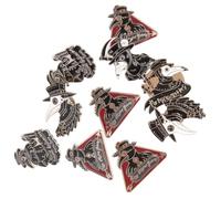 Abaodam 10pcs Silver Plague Doctor Brooch Pin for Women, Stylish Alloy Clothes Breastpin with Decorative Effect, Easy to Use, for Daily Wearing and Celebrations
