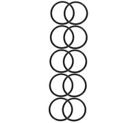 Abaodam 10pcs Singing Bowl Rubber Ring Tibetan Bowl Mat Buddhist Ritual Instruments Cushion for Meditation Decor Standing Ring