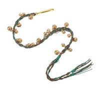 Abaodam 10pcs Small High Hat Cymbals Stack Bell Jingle Rings Drum Percussion Effect Tambourine Jingles for Practice Jazz Parties Festival Music Performances