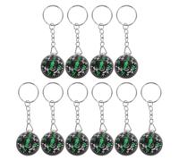 Abaodam 10Pcs Spherical Ball Compass Keychain Set for Camping Hiking Outdoor Adventures, Mini Travel Navigation Gadget Keyring for Explorers Backpack Accessories