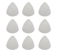Abaodam 10pcs Stainless Steel Guitar Picks Silver Acoustic and Electric Guitar Finger Protectors Sturdy Metal Instrument Accessories for Music Performance