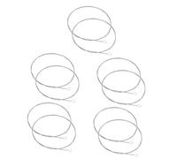 Abaodam 10pcs Steel Dulcimer Strings Replacement and Stable Dulcimer Accessories for Musicians Crisp Sound and Rich Overtones Easy to Use and Install