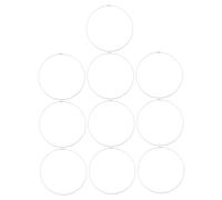 Abaodam 10Pcs Steel Wire Loop Cable Keychain Rings for Luggage Tags Keyring Keepers Accessory with Threaded Barrel Connectors Lightweight Organizer