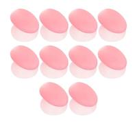 Abaodam 10pcs Sturdy Silicone Lip Brush Covers Pink Reusable Brush Protectors Space Saving Makeup Storage Travel Accessories and Makeup Bag