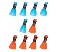 Abaodam 10pcs Suona Reeds Large Size A B♭ Tuning Professional Suona Accessories Instrument Reeds Set for Folk Music Performance Random Color