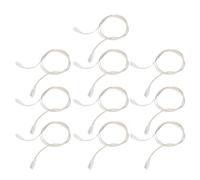 Abaodam 10pcs T5 T8 LED Tube Power Extension Cable Double Ended Connector Lamp Cable Plastic Sturdy Safe Linkable Cord for Garage and Home Lighting