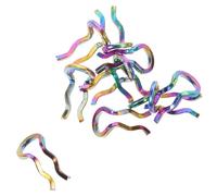 Abaodam 10pcs Titanium Alloy Road Bike Disc Brake Pin Circlip Retainer Clip for Mountain Cycling Precision Design Enhanced Stability Quick Replacement