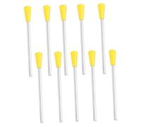 Abaodam 10pcs Triangle Iron Mallets and Plastic Sticks Percussion Set Strikers for Early Music Education and Orff Instrument Playing