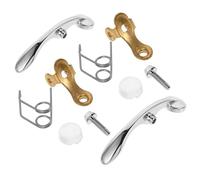 Abaodam 10pcs Trumpet Valve Repair Kit Water Spit Valve Key Assembly Screws Springs Rubber Pads Small Brass Instrument Accessory Set Maintenance and Replacement