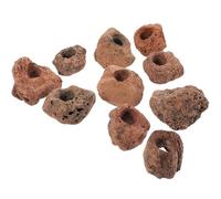 Abaodam 10pcs Volcanic Stone Fish Tank Ornament and Shelter Black Aquarium Decoration Rock Long-term Underwater Use for Fish Habitat Enhancement Random Random Color