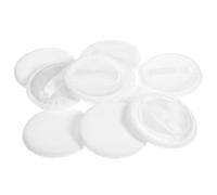 Abaodam 10pcs White Cotton Applicators Soft and Gentle on The Skin Portable Makeup Tools for Loose Powder Face Application