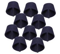 Abaodam 10pcs Wide Elastic Canvas Strap Keepers Webbing Belt Organizers for Outdoor Hiking Backpack Duty Belts Men Survival Gear