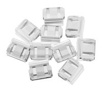 Abaodam 10pcs Window Locks for Sliding Windows with High Hardness Plastic Material Secure Sash Lock and Adjustable Buckle for Safety on Doors