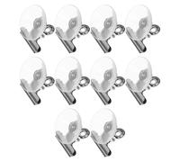Abaodam 10pcs Window Suction Pads with Strong Suction PVC with Metal Clip for Tiles Mirrors and Home Kitchens Space Saving Round Design