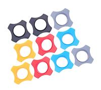 Abaodam 10pcs Wireless Microphone Anti Slip Rings and Anti Drop Rubber Protection Circles for Handheld Mic Accessories, Multi-color Set for Office, Training, and Stage Use