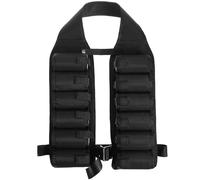 Abaodam 12 Cans 12 Pocket Portable Beer Black 600d Oxford Large Capacity Easy to Carry with Small Zipper Pocket on The Back for Parties and Tailgating