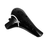 Abaodam 12-hole Ocarina Portable Music Instrument Beginner Student Children Ocarina c Major Black Mini