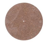 Abaodam 12-inch Cork Vinyl Record Mat for Turntable, 1mm Thick Cork Cushion Pad without Groove, Anti-vibration Slipmat for Home and Professional Record Players