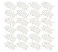Abaodam 12 Pair Thickened Cotton Protective Gloves for Work and Formal Use Moisturizing White Cotton Mittens for Gardening Jewelry Inspection Coin Handling Barrier One