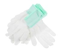 Abaodam 12 Pairs Anti-static Cut Resistant Gloves Nylon Work Gloves Breathable Wear-resistant for Gardening Wood Carving Slicing and Cutting Tasks