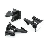 Abaodam 12 Pairs Baby Protective Drawer Locks with Adhesive Child Proof Latches for Kids Safety, Black Sticky Cabinet Safety Locks Set for Babyproofing Cupboards and Cabinets
