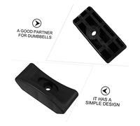 Abaodam 12 pcs Dumbbell Storage Stands Black Compact Lightweight Dumbbell Holders Rack for Home Gym Floor Protection Prevent Rolling