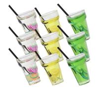 Abaodam 12 Scale Yellow Lemon, Mixed Fruit Accessories for Dollhouse Bar and Kitchen Pretend Play