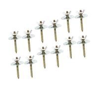Abaodam 12 Sets Birdcage Screw Kit with Nuts Durable Double Headed Screws for Secure Bird Perch and Feeder Fixing Versatile Cage Accessories for Parakeet Budgie and Pets