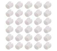 Abaodam 120pcs 22mm Chair Leg End Plugs Cross Insert Caps Plastic Floor Protectors for Commode and Bathroom Chair Legs Reusable for Home Use
