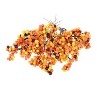 Abaodam 12pcs Artificial Christmas Berry Picks with Vibrant Yellow Plastic Berries, Sturdy Materials for Holiday Decor and Flower Arrangement Decoration, for Christmas DIY and Festive Home