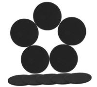 Abaodam 12Pcs Billiards Table Leg Elevation Pads Eva Floor Protectors for Pool Table Durable Easy to Install for Home Workplace Furniture