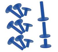 Abaodam 12pcs Blue Cymbal Stand Sleeves Drum Accessory Made of Sturdy Plastic Protects The Drum and Extends Service Life Suitable for Kit Setup with Stylish Appearance