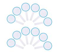Abaodam 12pcs Blue Handheld Dry Erase Whiteboards for Judges Scoreboard, Practical Foam Writable Boards for Scoring and Voting, Scoring Boards for Competitions