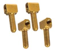 Abaodam 12pcs Cello Screw Replacement Part for String Instrument Bow Frog Screw Cello Bow Parts Accessory for Musical Equipment